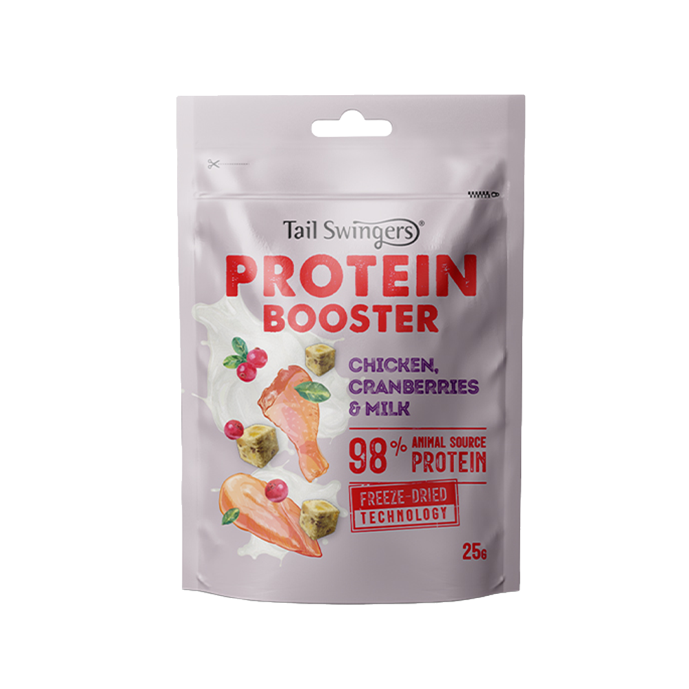 F.D. PROTEIN BOOSTER CHICKEN,CRANBERRIES&MILK 25gr — Tailswingers