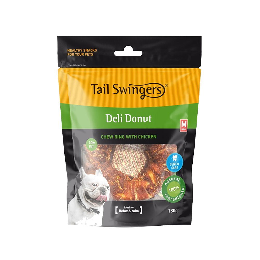 DELI DONUT WITH CHICKEN Medium 12cm 130gr 1pce — Tailswingers