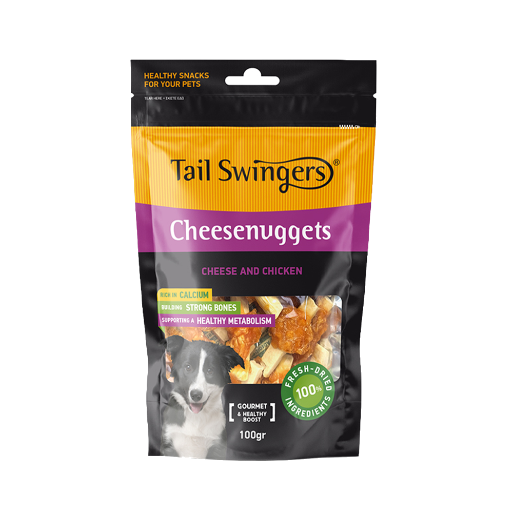 CHEESE NUGGETS WITH CHICKEN 100 gr — Tailswingers
