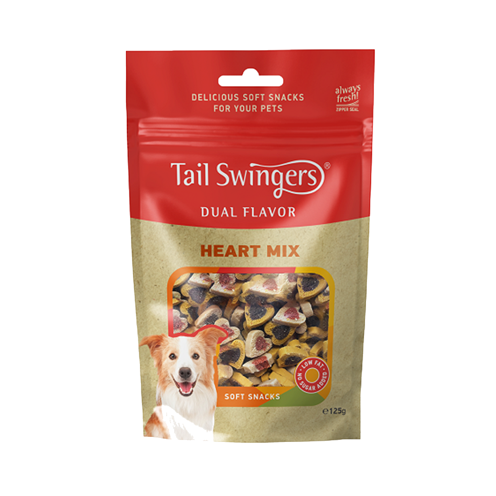 DUAL FLAVOR SOFT HEART MIX 125gr — Tailswingers
