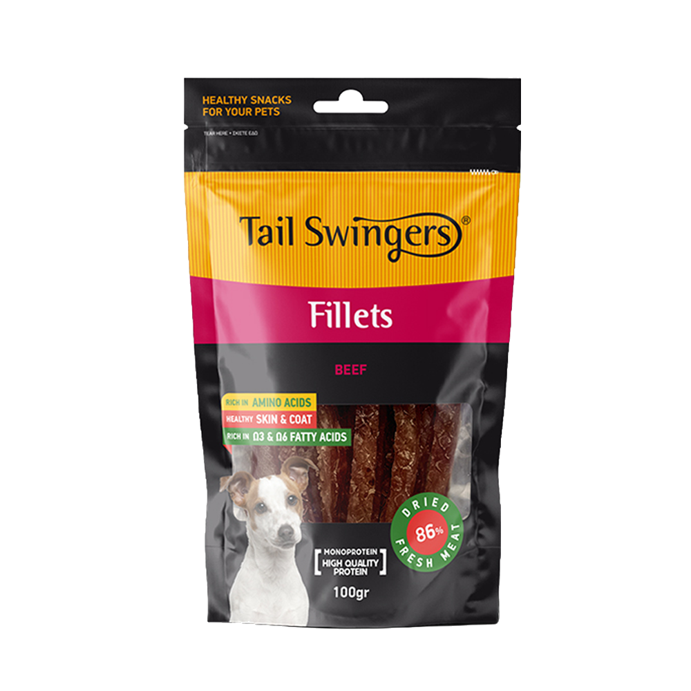 PURE BEEF SOFT FILLETS 100 gr — Tailswingers