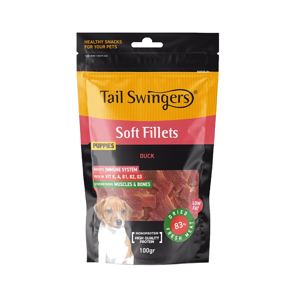 PUPPY PURE DUCK SOFT FILLETS 100gr — Tailswingers