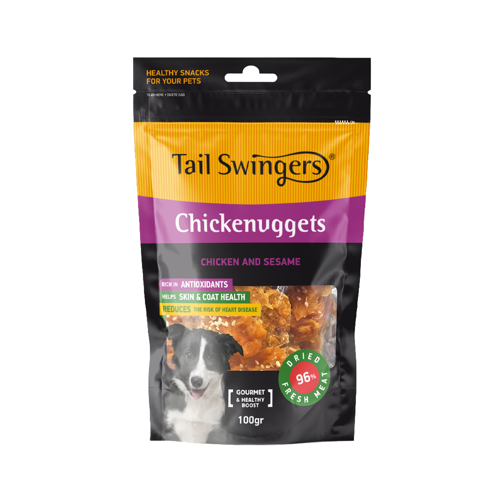 PURE CHICKEN NUGGETS w SESAME 100 gr — Tailswingers
