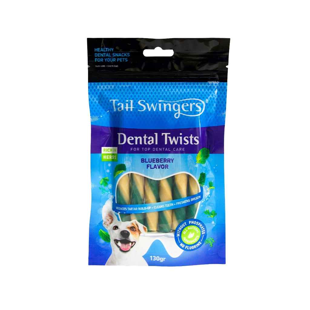 DENTAL TWIST ROLL BLUEBERRY 130gr — Tailswingers