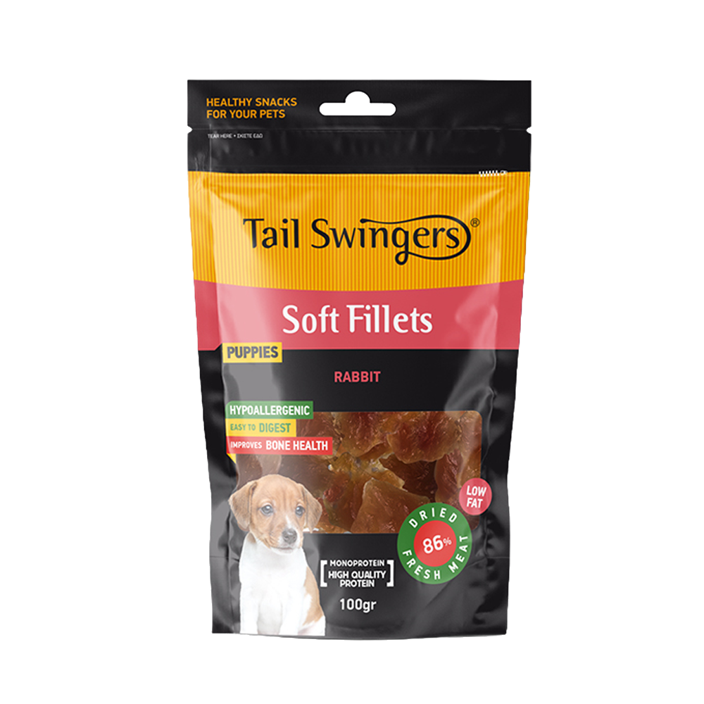 PUPPY PURE RABBIT SOFT FILLETS 100gr — Tailswingers