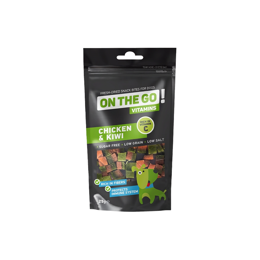 ON THE GO VITAMINS CHICKEN with KIWI 25gr — Tailswingers