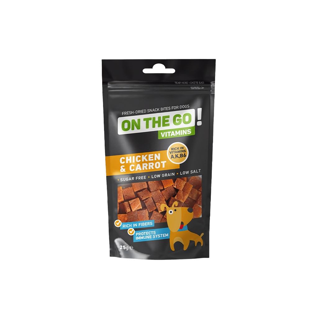 ON THE GO VITAMINS CHICKEN with CARROT 25gr — Tailswingers